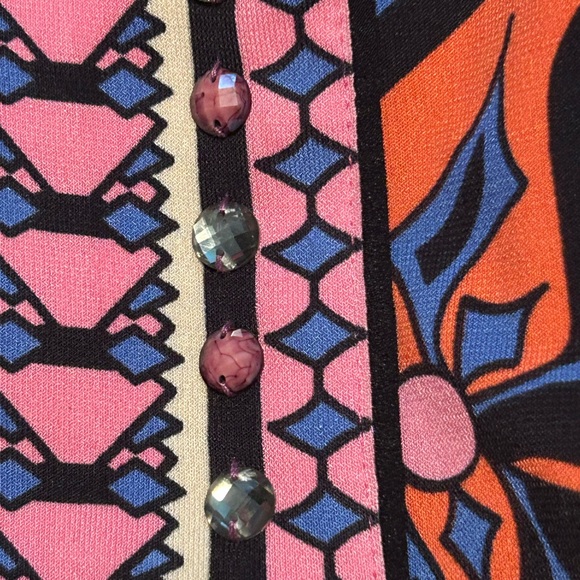 HALE BOB JEWELLED MINI DRESS red/blue/black - Picture 14 of 15